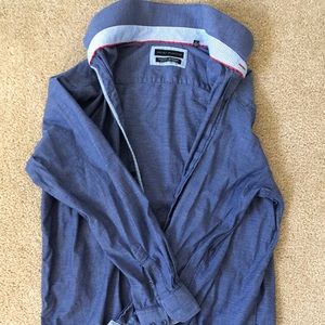 Blue dress shirt